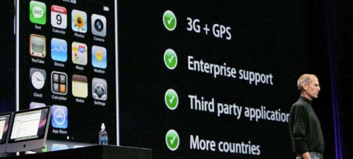 apple 3g iphone steve jobs presentation