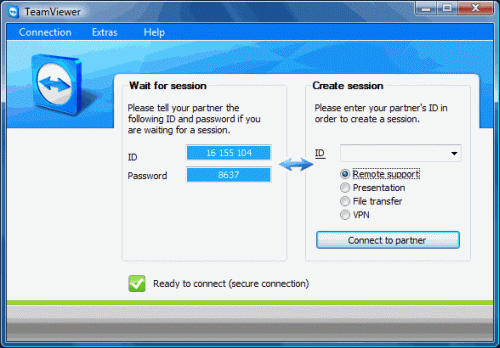 teamviewer client