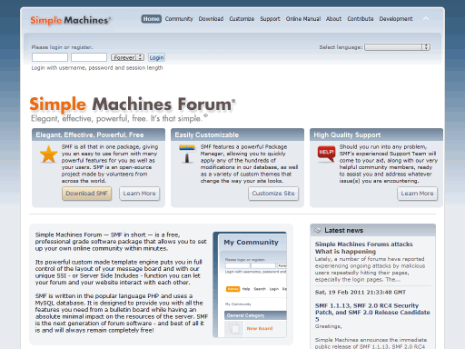 simple machines forums smf