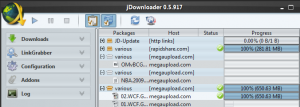 jdownloader file hosting downloader screenshot