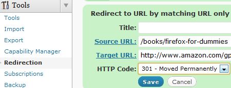 wordpress url redirection plugin